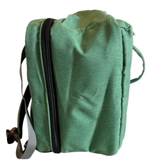 LEQUEEN Baby Diaper Bag Waterproof  Backpack Portable Crib Changing Station EUC. - Picture 5 of 15